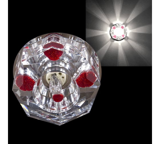 Изображение товара Встраиваемый светильник Sneha 7091/H G9 CR+RD