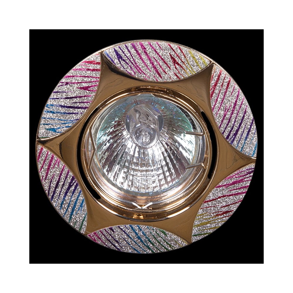 Изображение товара Встраиваемый светильник Sneha MR16 GD с золотым плафоном 50 Вт