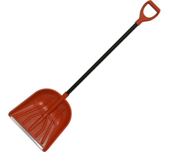 Изображение товара Лопата снеговая DEVery Вьюга №5 Люкс (ал.пл) 410x460 мм с металл. чер. и V-обр. ручкой 5713017