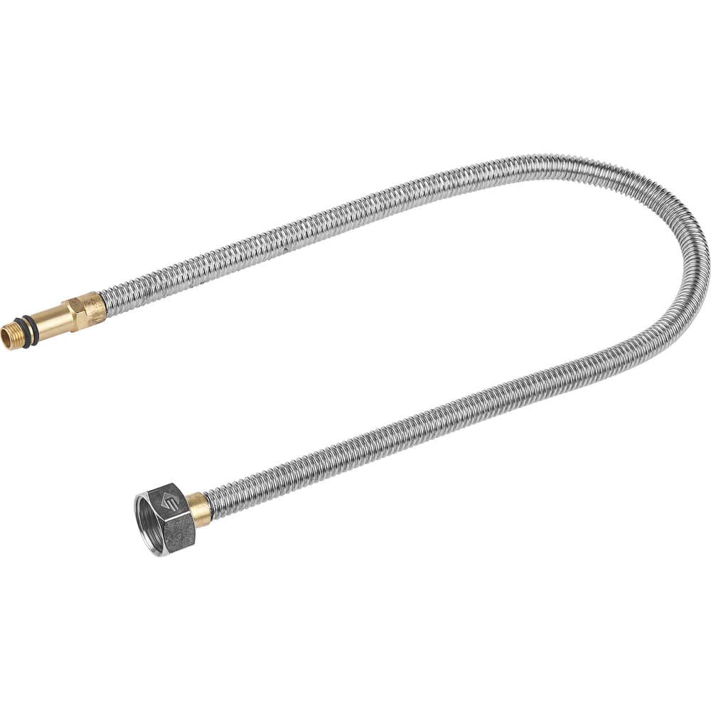 Изображение товара Подводка Зубр ЭКСПЕРТ сильфонная из нержавеющей стали 1/2 1.2 м удлиненная