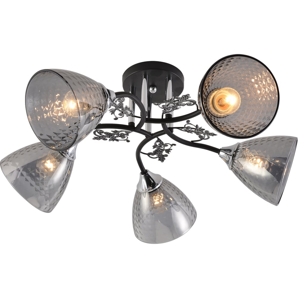 Изображение товара Потолочная люстра ReLuce 01525-0.3-05 BK+CR для современного освещения