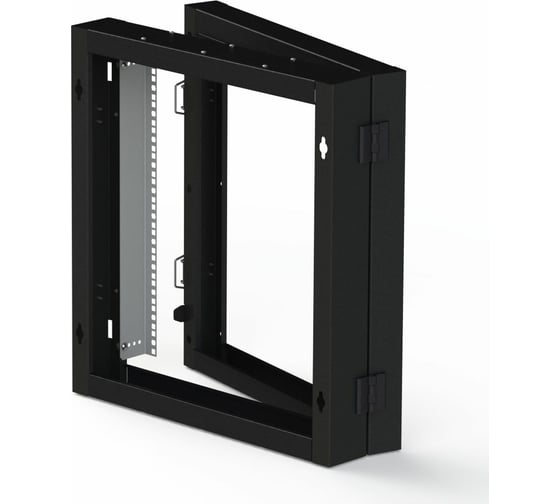 Изображение товара Пристенная поворотная секция TLK 19", 6U, 600х156, BK TWC-066015-BS-BK