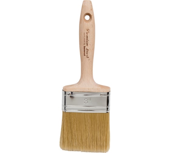 Изображение товара Плоская кисть BEOROL Premium №3 40512