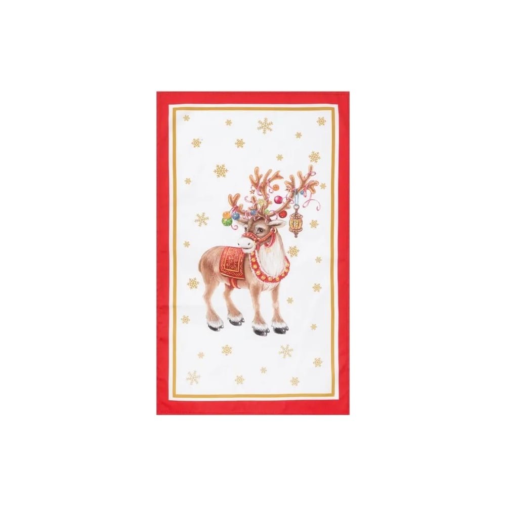 Изображение товара Полотенце Этель Новогодний олень 40x67 см из 100% хлопка