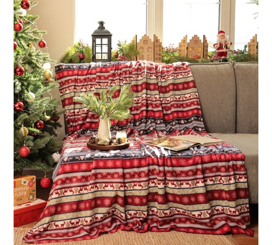 Изображение товара Плед Экономь и Я Скандинавия 150х130 см, плотность 160 гр/м2, 100% полиэстер 9518121