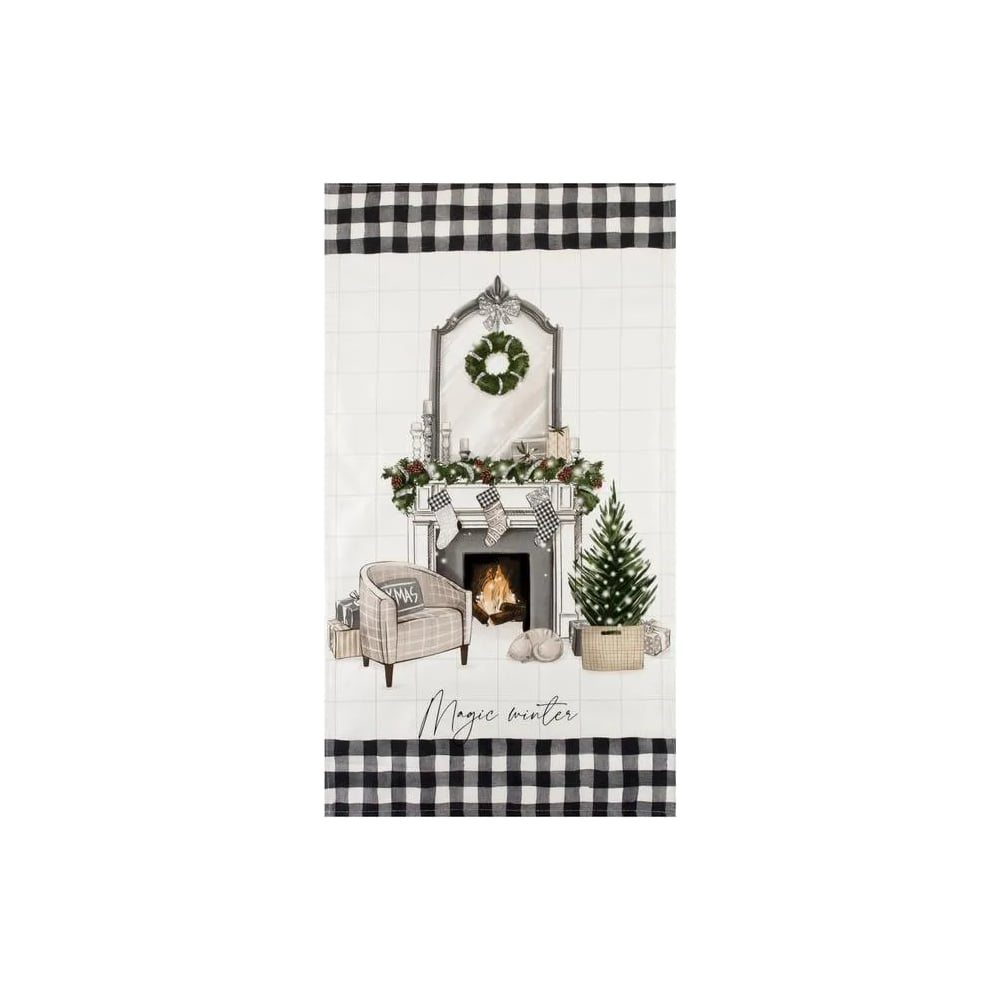 Изображение товара Полотенце Этель Magic winter 40x73 см из 100% хлопка с саржевой структурой