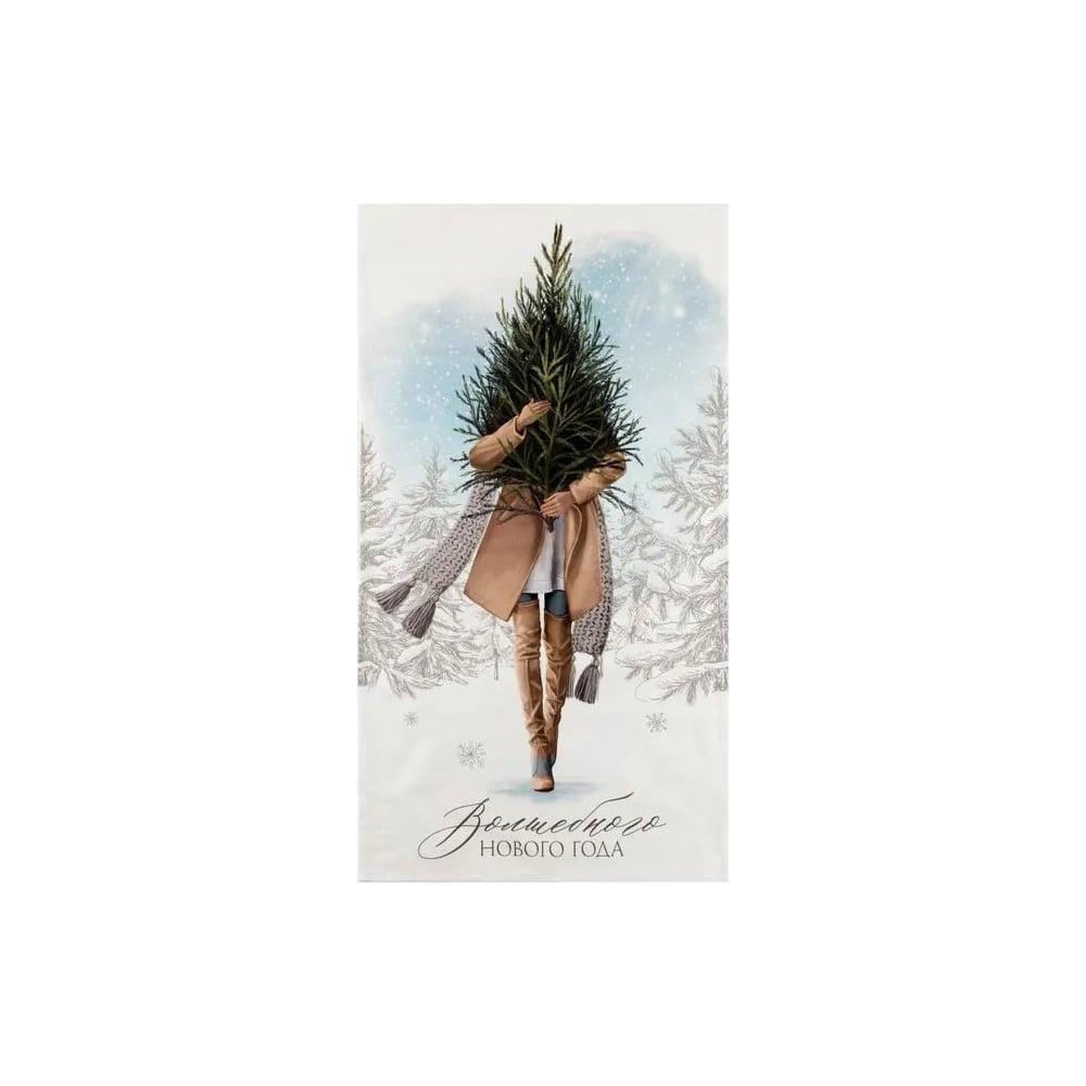 Изображение товара Полотенце Этель Волшебного Нового Года 40x73 см из 100% хлопка