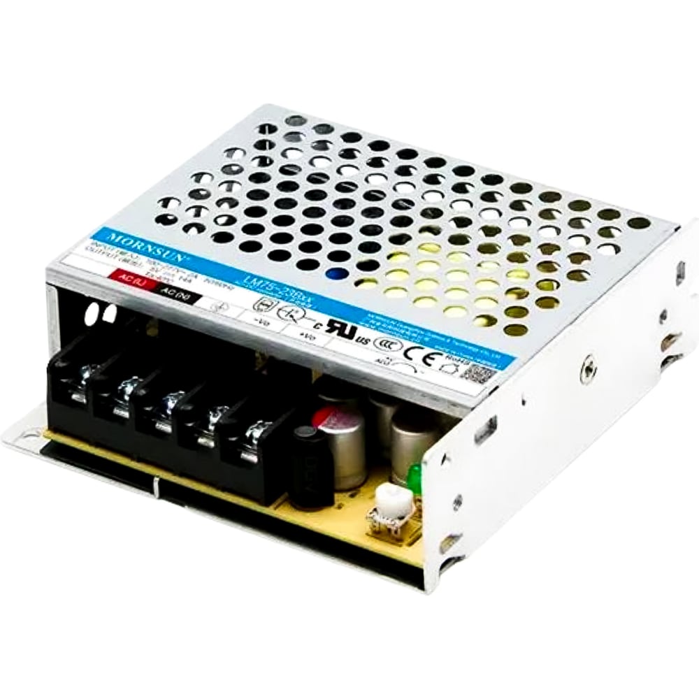 Изображение товара Преобразователь корпусированный MORNSUN AC/DC LM75-23B12 12 В 6 А промышленный блок питания