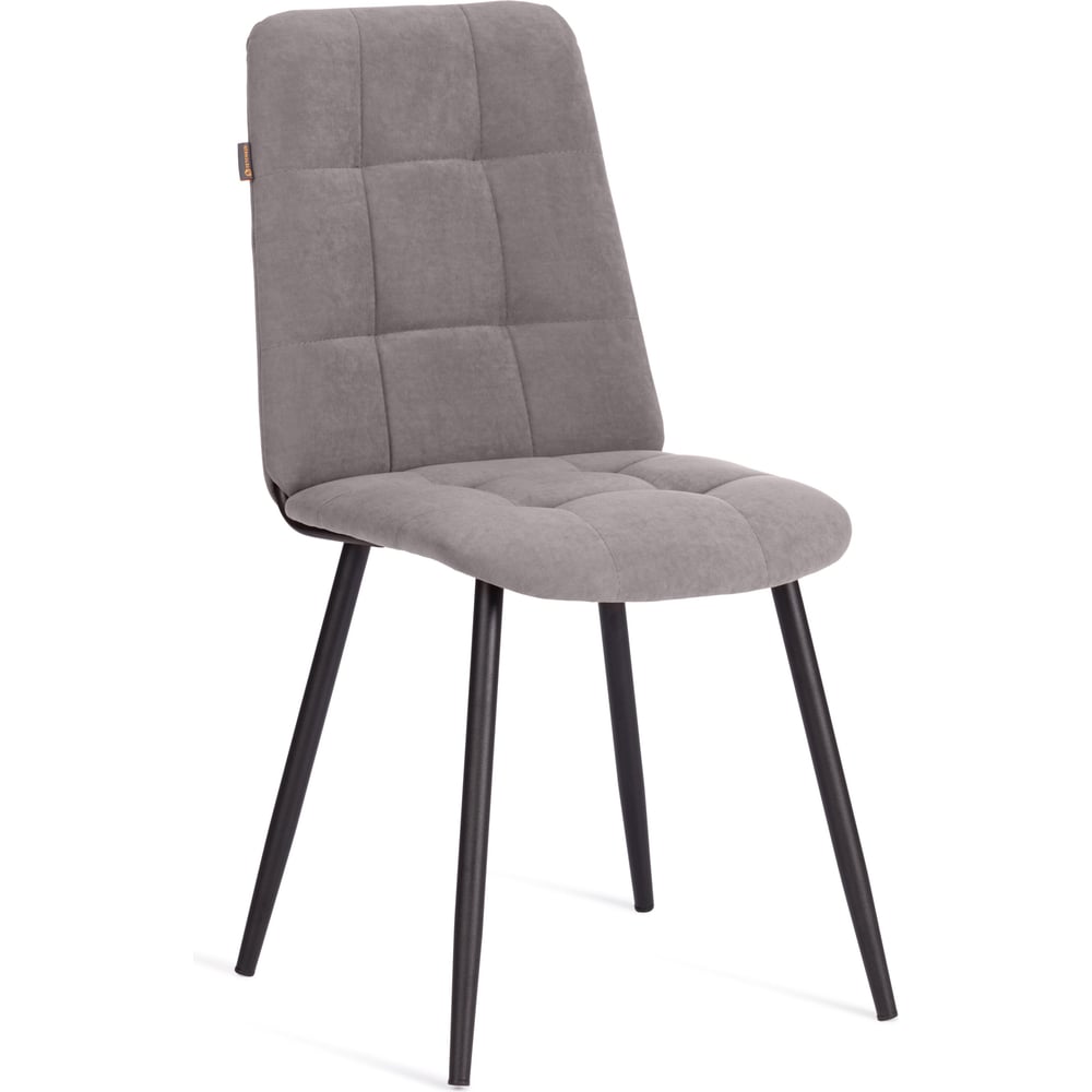 Изображение товара Стул обеденный Tetchair Asti флок, 47x54x86, серый, 29 24293