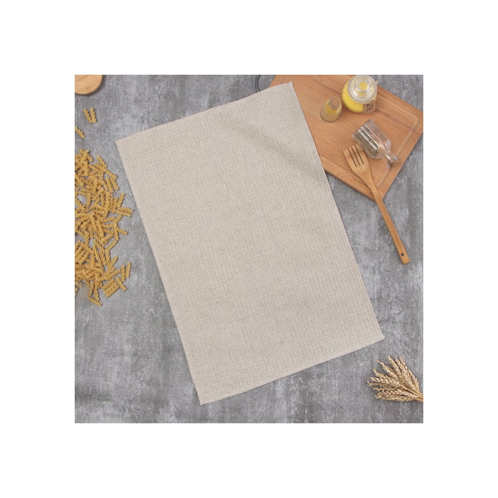 Изображение товара Полотенце Этель 23С31-ШР 40х60 см лен хлопок бежевое качественное изделие