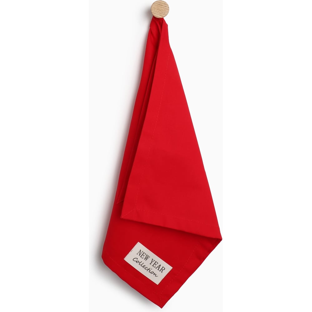 Изображение товара Полотенце Этель New year collection красный 40x73 см 100 хлопок саржа