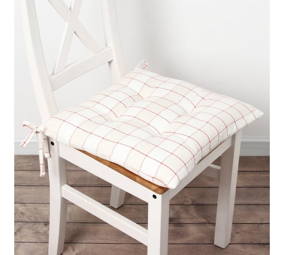 Изображение товара Сидушка Этель Bright cage 40x40 см, 100% хлопок, рогожка 186 г/м2 10658871