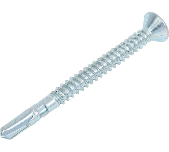 Изображение товара Саморез дерево-металл HIMTEX тип Flugel Torx 25, со сверлом 5,5*60 200 шт. FLUG5560