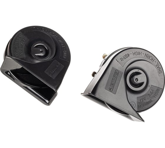 Изображение товара Звуковой сигнал SKYWAY УЛИТКА d=80 мм, 12 В, 115 дБ, 2 шт/комплект S07601064