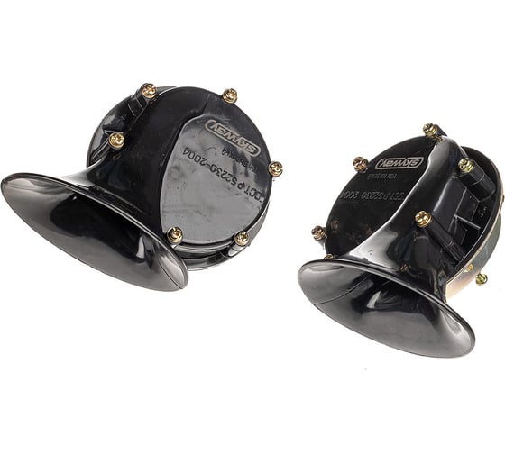 Изображение товара Звуковой сигнал SKYWAY УЛИТКА FOR VOLGA d=102 мм, 12 В, 115 дБ, черный 2 шт/комплект S07601061