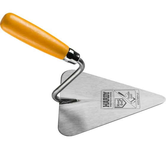 Изображение товара Кельма каменщика HARDY треугольная, серия 30, 22см 0810-740022