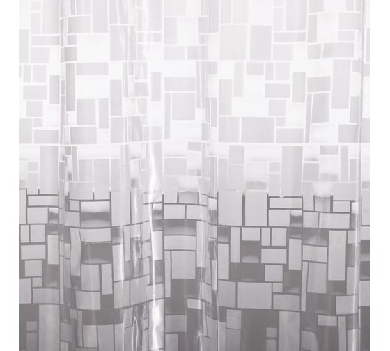 Изображение товара Занавеска для ванной Рыжий кот EVA 3D Эффект Геометрия SC-EV-03 108745