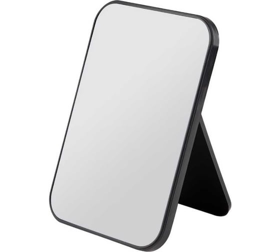 Изображение товара Зеркало косметическое настольное Рыжий кот 14x20 см, черный 108714