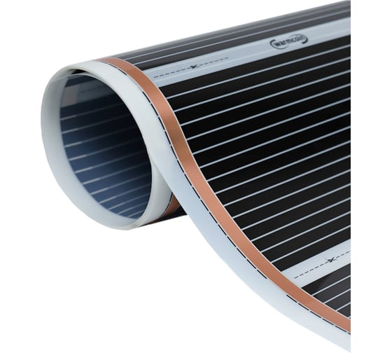 Изображение товара Пленочный теплый пол Warmcoin ( 180Вт/ м. кв., Ширина 0, 5 м) 3м2 ПЛЕНКА 180ВТ 50см 6мп