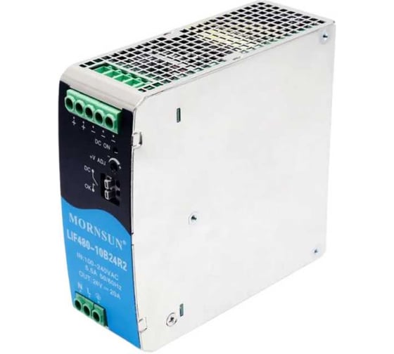 Изображение товара Преобразователь на DIN рейку MORNSUN AC/DC LIF480-10B24R2 3977930
