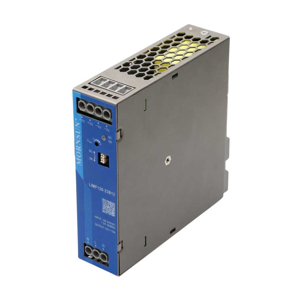 Изображение товара Импульсный блок питания MORNSUN AC/DC LIMF120-23B48 на DIN рейку