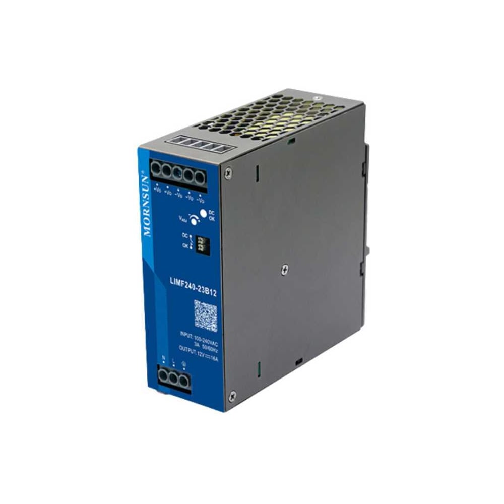 Изображение товара Преобразователь на DIN рейку MORNSUN AC/DC LIMF240-23B48 48 В 5 А импульсный