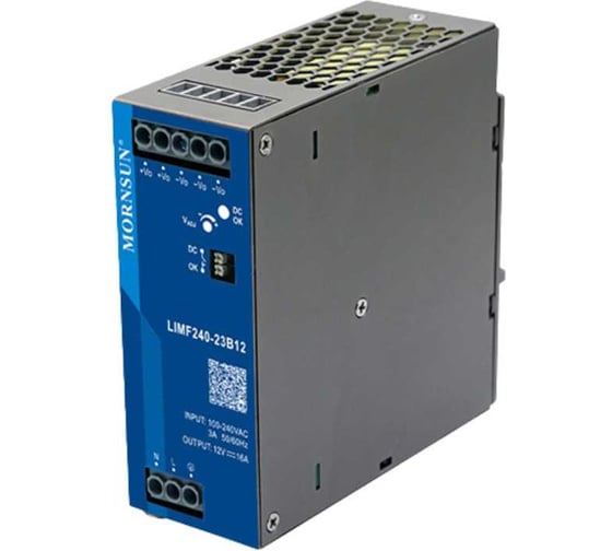 Изображение товара Преобразователь на DIN рейку MORNSUN AC/DC LIMF240-23B12 5314197