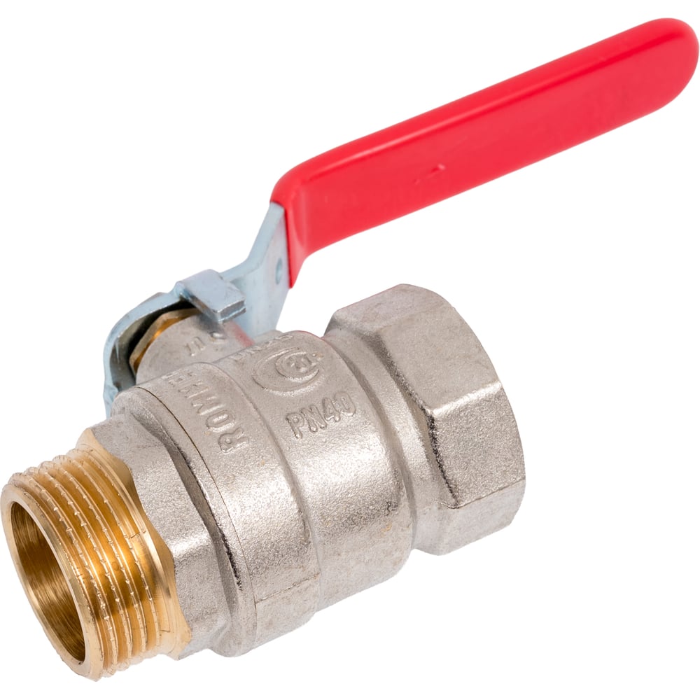 Изображение товара Кран шаровой ROMMER RBV-0002-2210325 с ручкой-рычагом на 1 дюйм