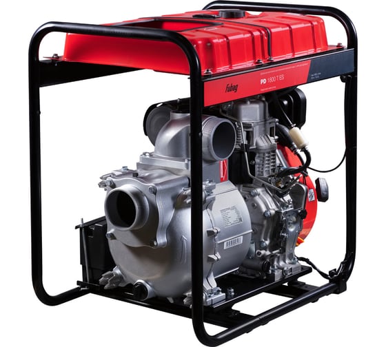 Изображение товара Мотопомпа для сильнозагрязненной воды FUBAG PD 1800 T ES дизель 1800 л/мин_25м, 646273