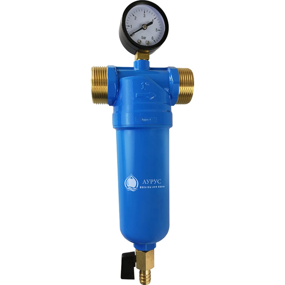 Фильтр Аурус колонна с автоматикой для обезжелезивания воды аурус