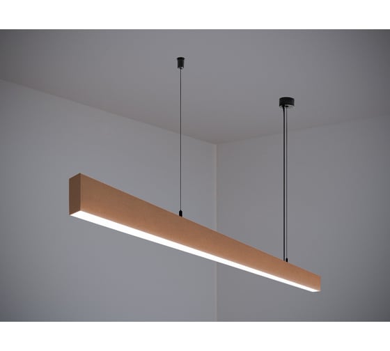 Изображение товара Светильник светодиодный подвесной P37 MODALINE (2м, 44Вт, 3000К, коричневый) MLP37200BR23