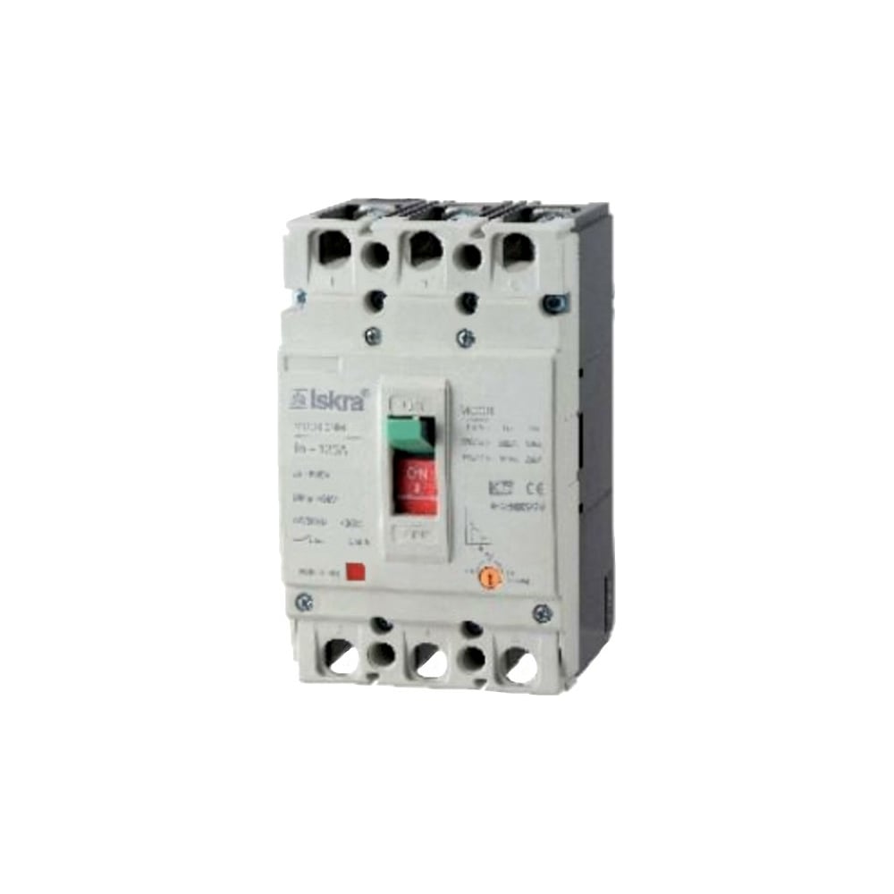 Изображение товара Автомат защиты Iskra MOD1-3NL-50 для монтажа на панель, 50 А, электросиловой