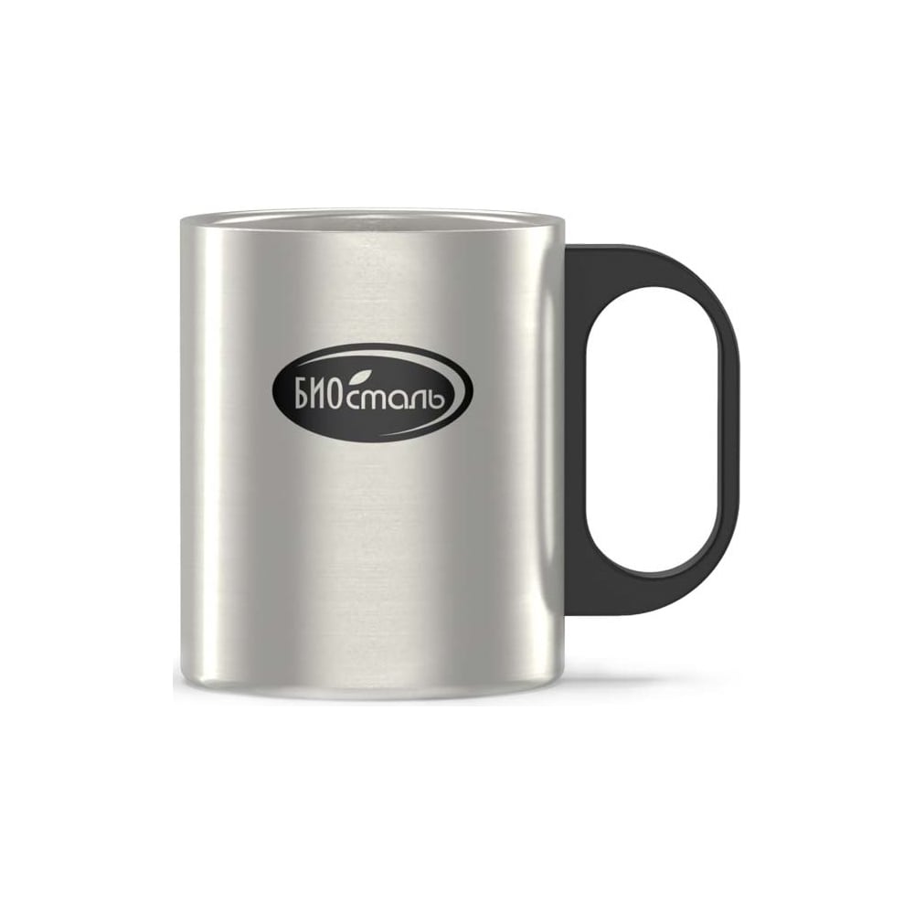 Изображение товара Кружка Biostal 0.3 л с пластиковой ручкой NM-300B