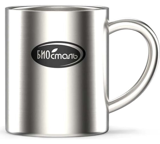 Изображение товара Кружка Biostal 0.3 л, c металлической ручкой NM-300C