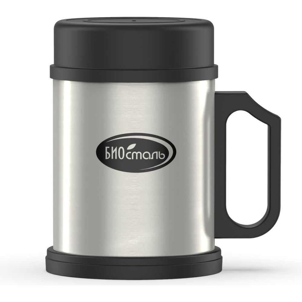 Изображение товара Термокружка Biostal 0.33 л вакуумная нержавеющая сталь серебристая NM-108B
