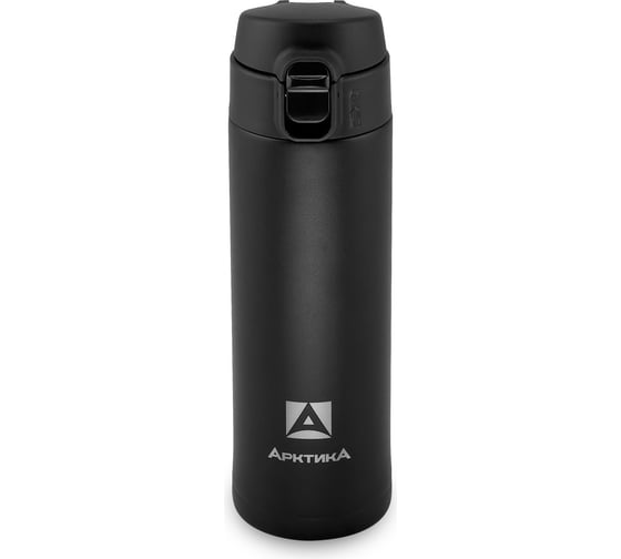 Изображение товара Термокружка питьевая вакуумная Арктика 0.42 л, текстурная, черная 701-420-BKT