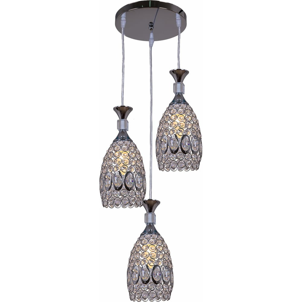 Изображение товара Подвесной светильник ReLuce 03085-0.4-03 CH с 3 лампами, хром