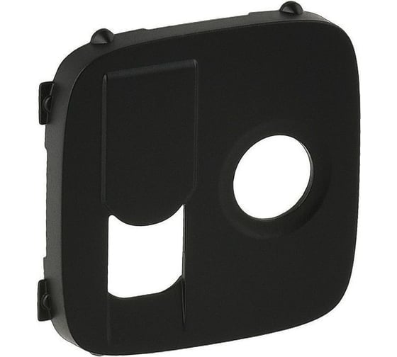 Изображение товара Лицевая панель розетки TV/RJ45 Legrand Valena ALLURE антрацит 754838