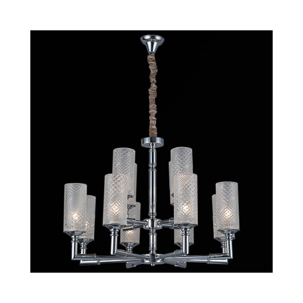 Изображение товара Подвесная люстра ILLUMICO IL8683-12P-10 CR Изображение товара Подвесная люстра ILLUMICO IL8683-12P-10 CR