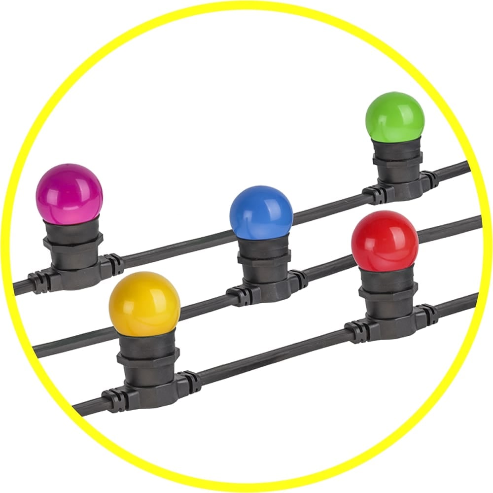 Изображение товара Гирлянда Navigator NGF-01-100-40-E27-BL 100 м 250 ламп для улицы