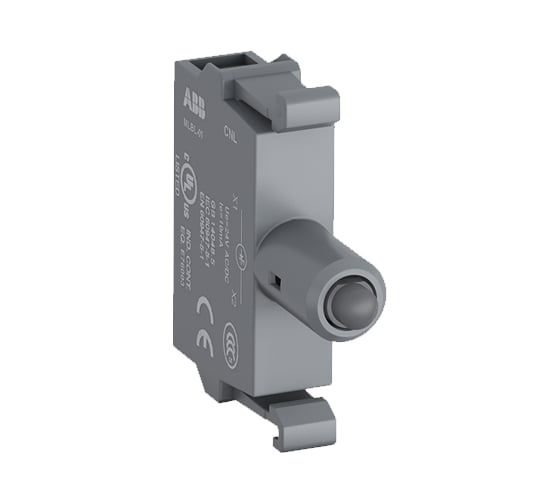 Изображение товара Патрон ABB MLBL-01Y со встроенным светодиодом, желтый, 24В, AC/DC 1SFA611621R1013