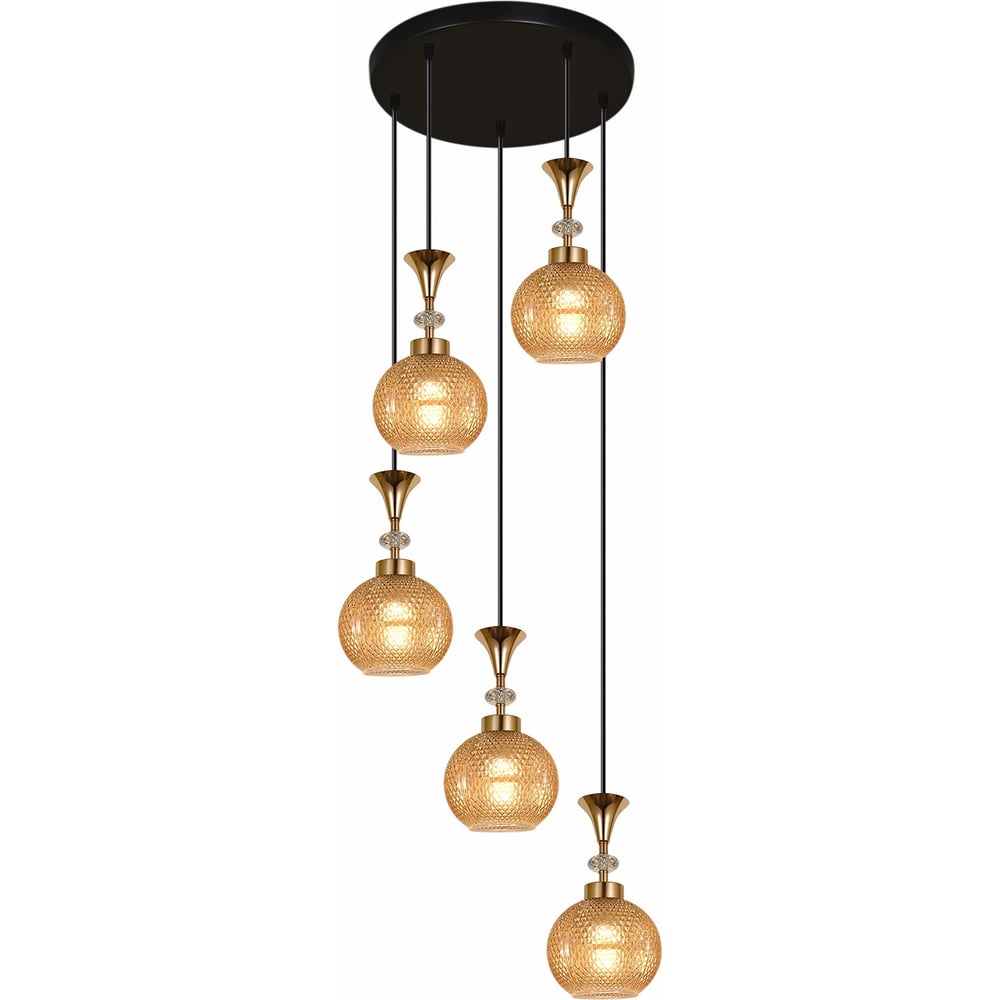 Изображение товара Подвесной светильник ReLuce 02001-0.9-05 AMBER черный золото