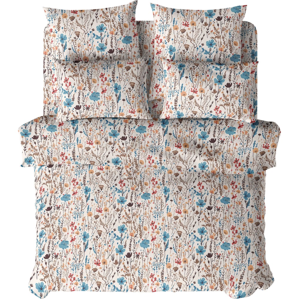 Изображение товара Комплект постельного белья Волшебная Ночь Семейный Элегия 105 г/м2 с наволочками 70x70