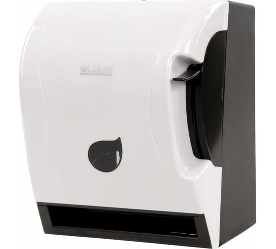 Изображение товара Диспенсер для полотенец в рулонах ЛАЙМА PROFESSIONAL ECO Н1 механический, с рычагом, белый 606549