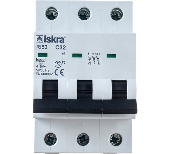 Изображение товара Автомат модульный iskra RI53-C32 УТ-00019737