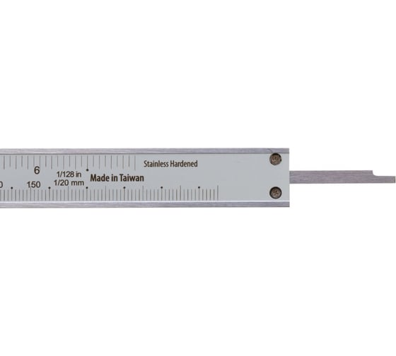 Изображение товара Штангенциркуль Gross 150 мм, 0,05 мм, нержавеющая сталь, с глубиномером 31671