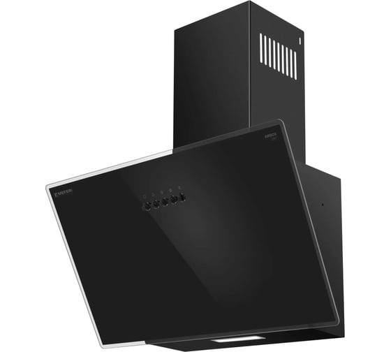 Изображение товара Вытяжка наклонная пристенная MEFERI AIRBOX60BK LIGHT МФ-00000555