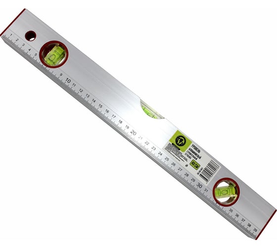 Изображение товара Строительный уровень ON, алюминиевый, 3 глазка, 40см 05-04-041