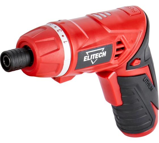 Изображение товара Аккумуляторная отвертка Elitech ША 036Л (E2201.024.01) ДМ 204024