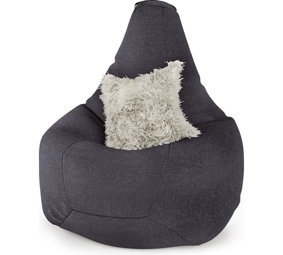 Изображение товара Кресло Шарм Груша рогожка серый 1910333